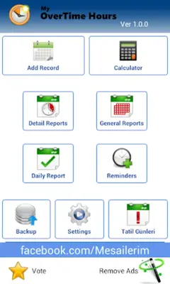 MyOvertimeHours android App screenshot 5